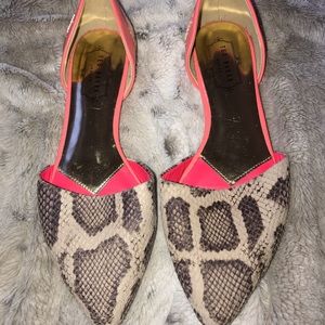 Ted baker crocodile flats size 38.5 women’s